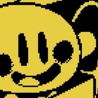 A profile picture depicting Moth from Creepy Castle colored in completely with yellow.